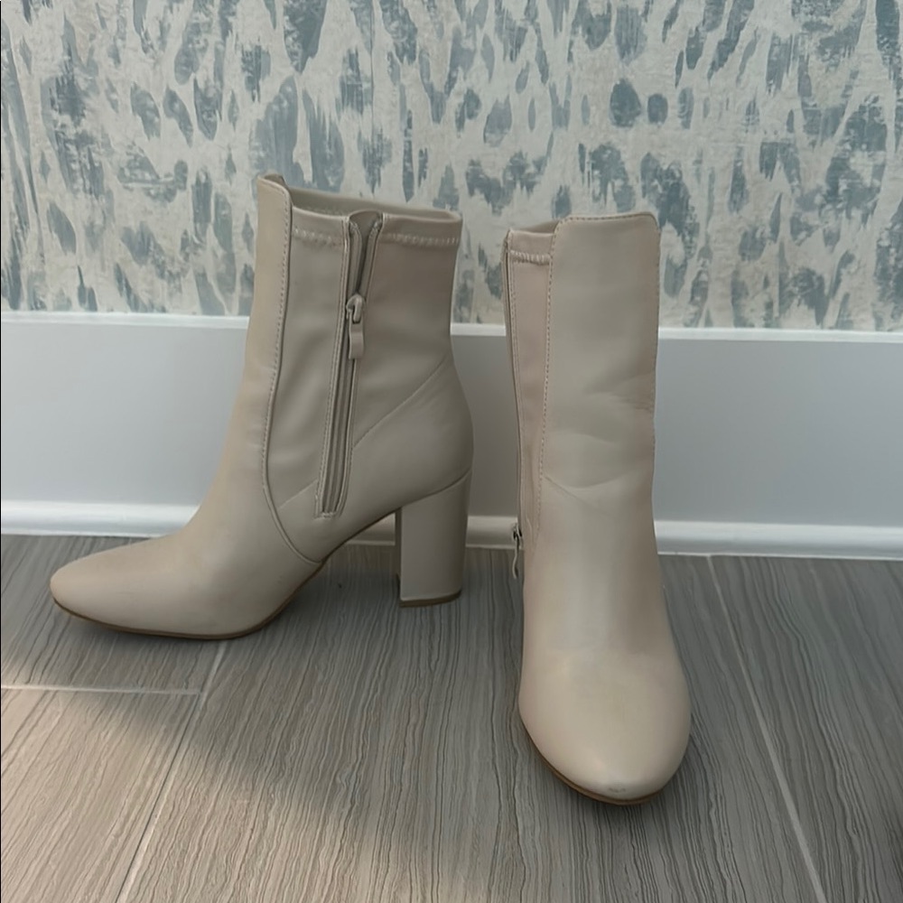 Chic Beige Ankle Boots